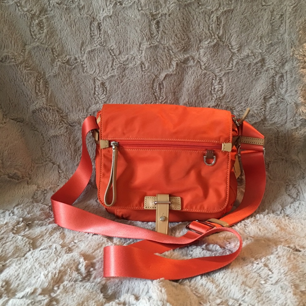 TUMI Crossbody Canvas Handbag
